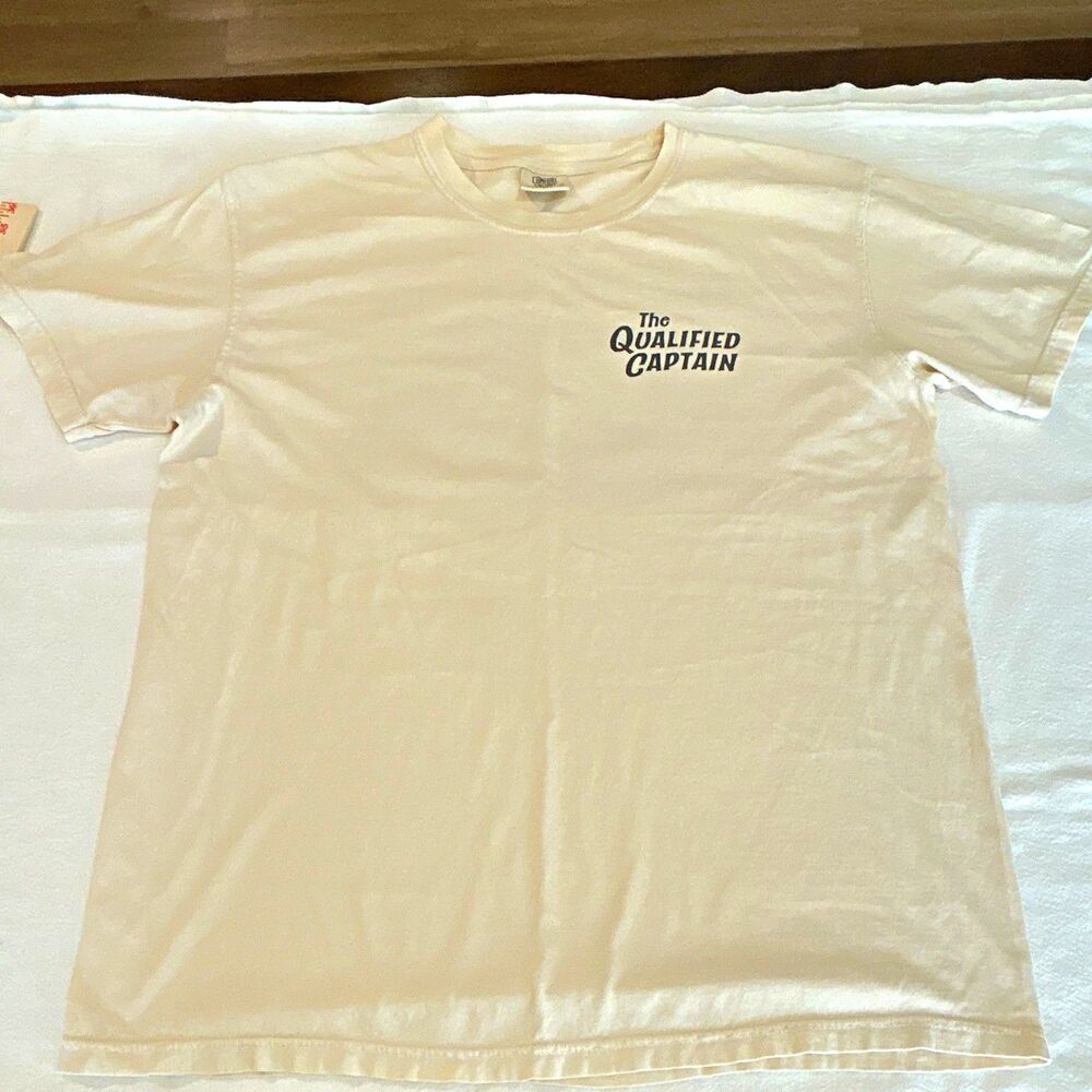 Comfort Colors Men's Crew Neck Short Sleeve Cotton Double-Sided Boat Tee L